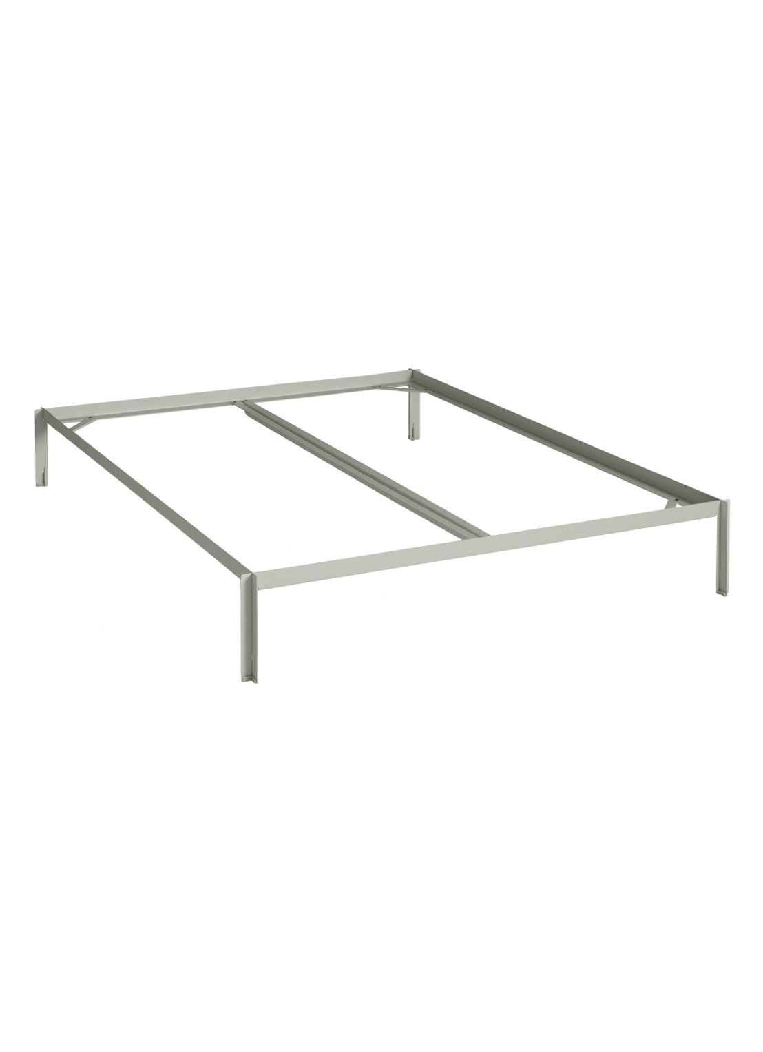 Hay Connect bed 160 x 200 cm - voorkant grijs 