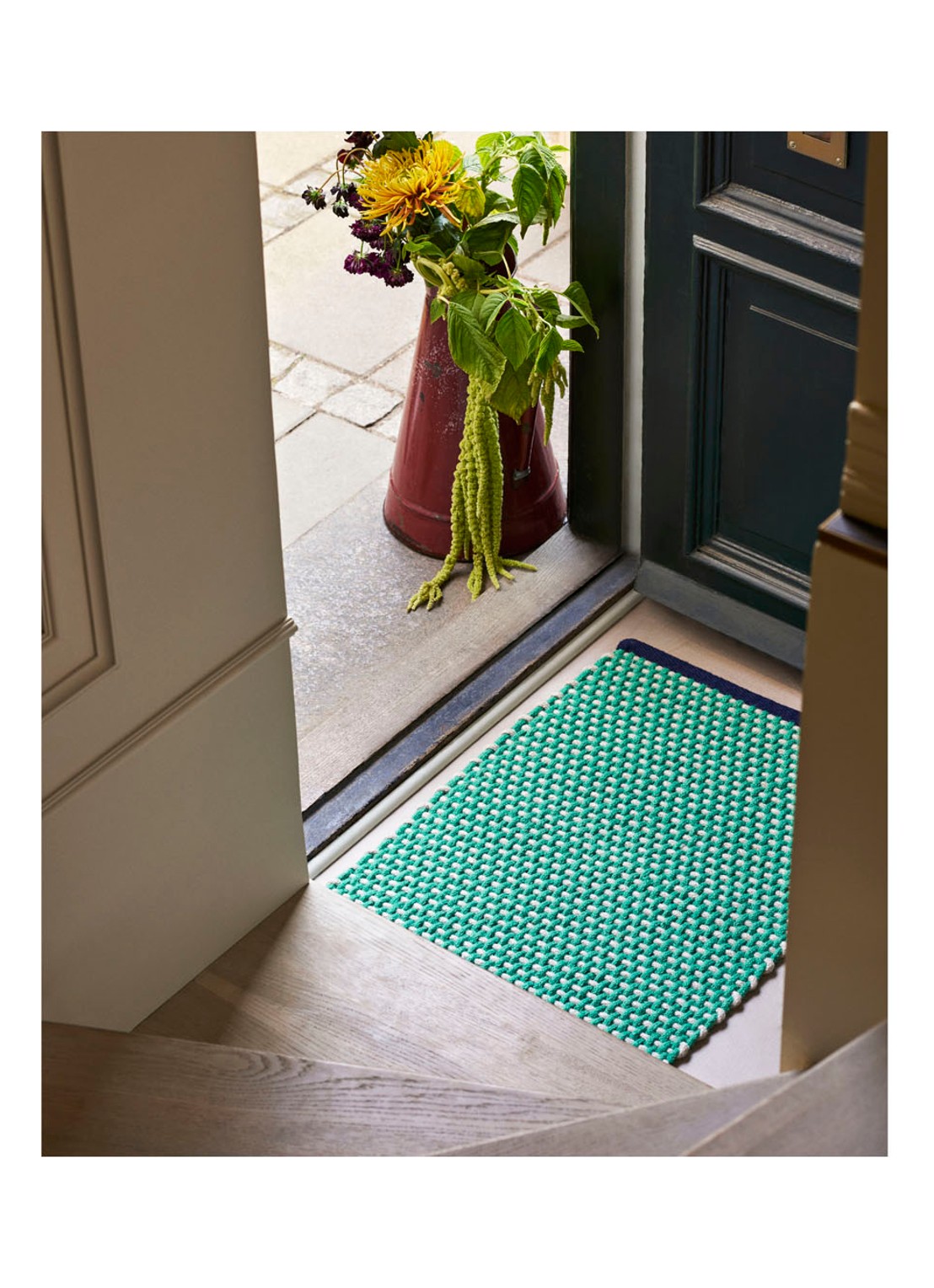 Hay Deurmat 50 x 70 cm - voorkant 3 zeegroen