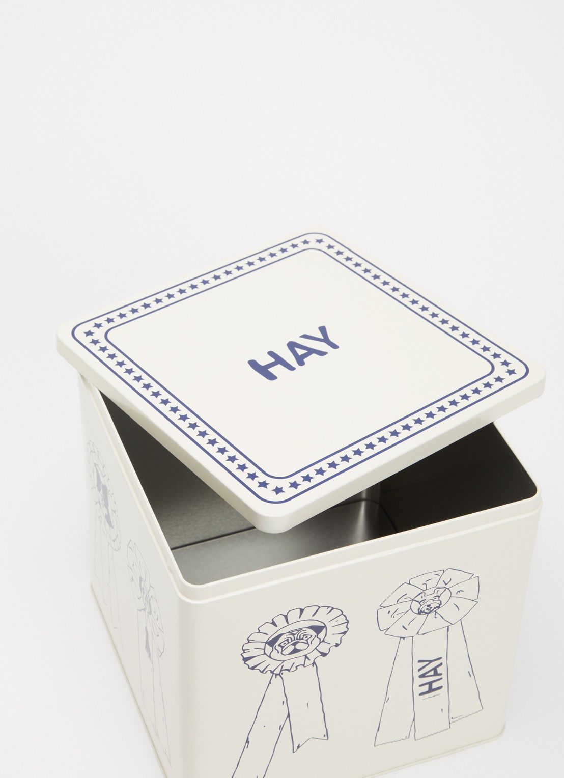 Hay Dogs snack L opbergdoos  - voorkant 2 blauw