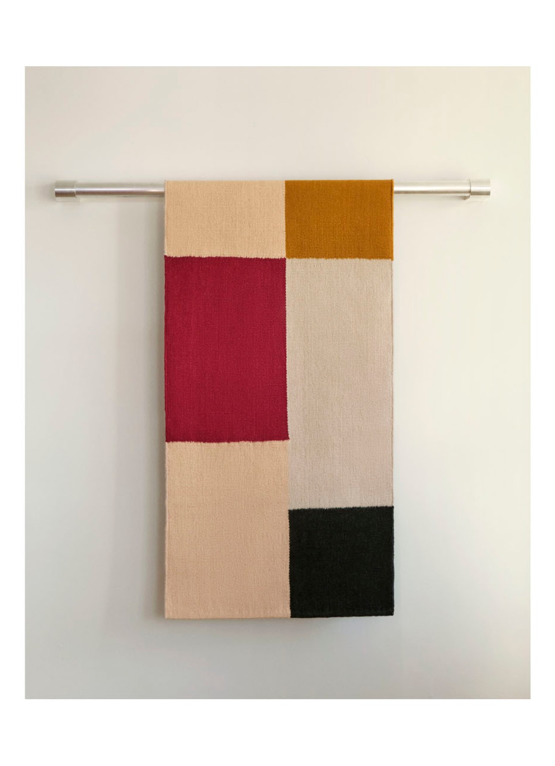 Hay Ethan Cook Flat Works vloerkleed  - detail steenrood