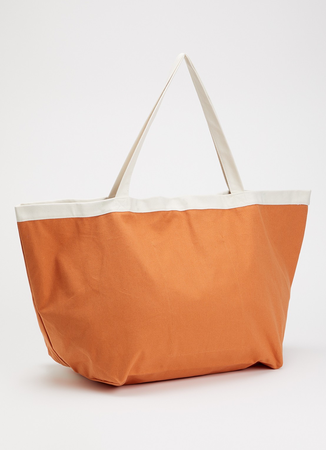 Hay Everyday Sports M shopper van canvas - achterkant oranjebruin