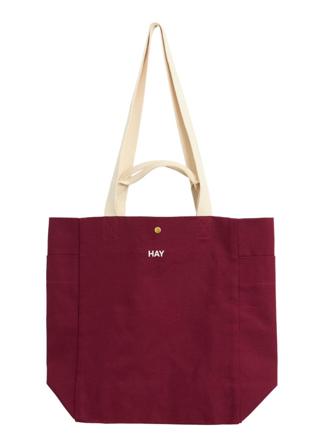 Hay Everyday Tote tas  - voorkant donkerrood