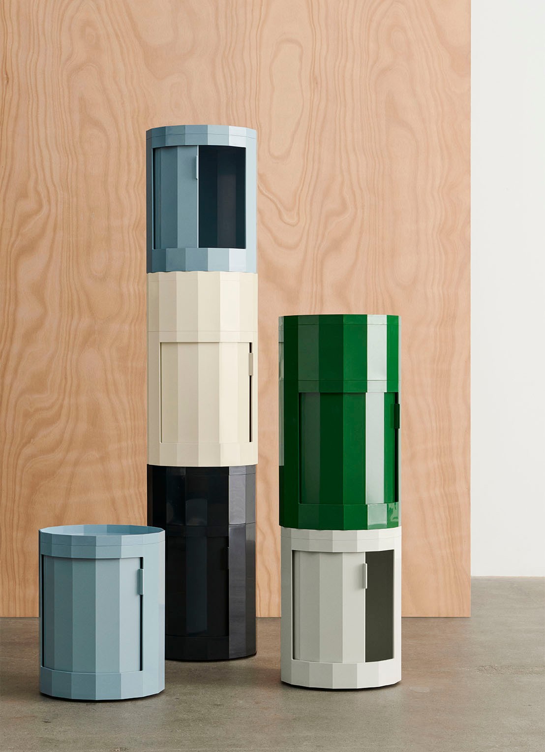 Hay Facet kast 38 x 66 cm - voorkant 2 zwart