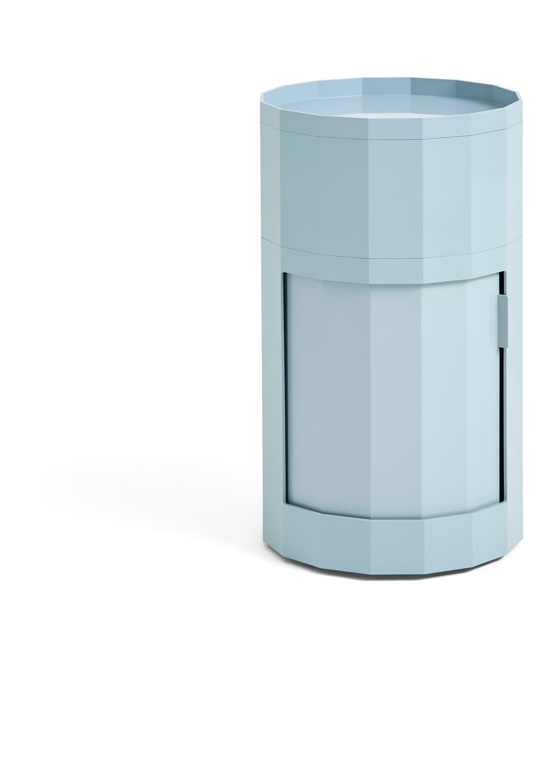 Hay Facet kast 38 x 66 cm - voorkant blauwgrijs