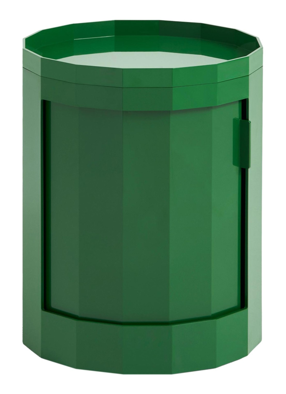 Hay Facet nachtkastje Ø38 cm - voorkant groen