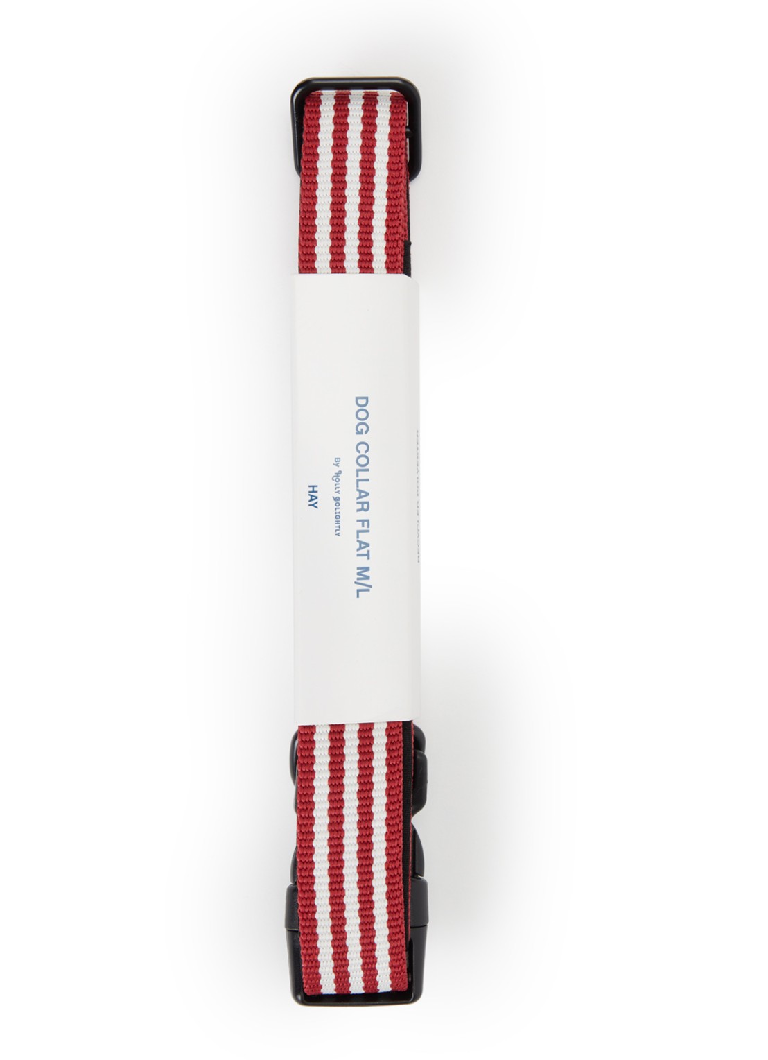 Hay Flat hondenriem M/L - voorkant rood
