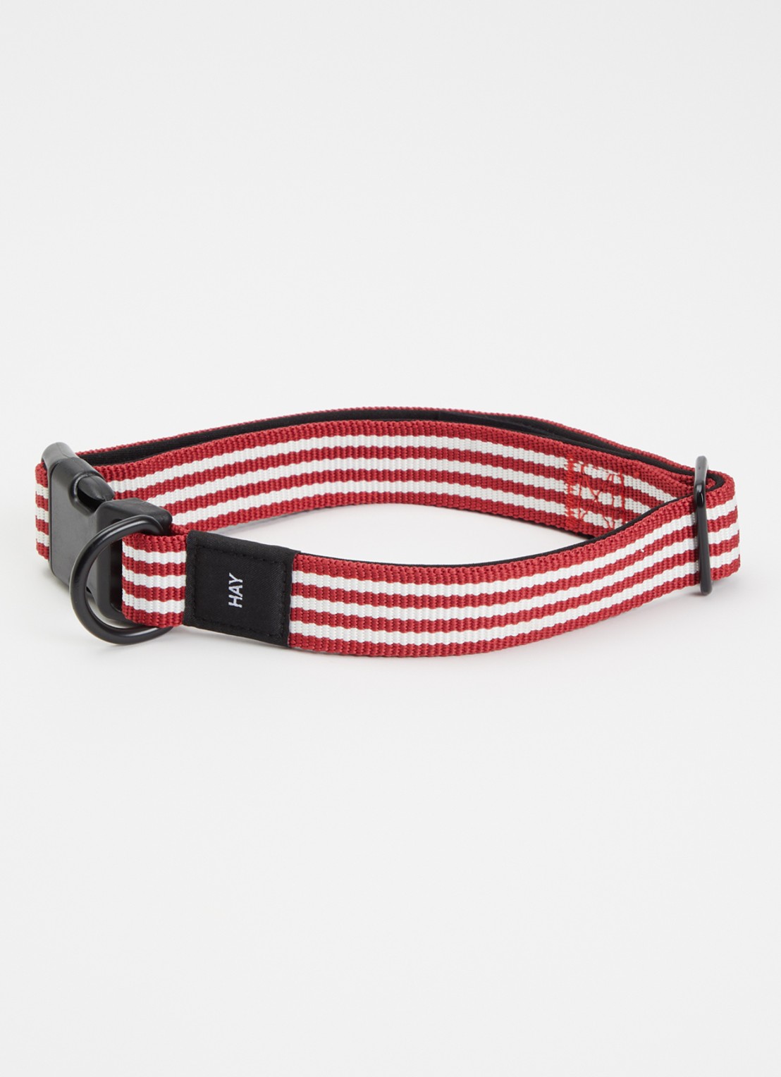 Hay Flat hondenriem M/L - voorkant 2 rood