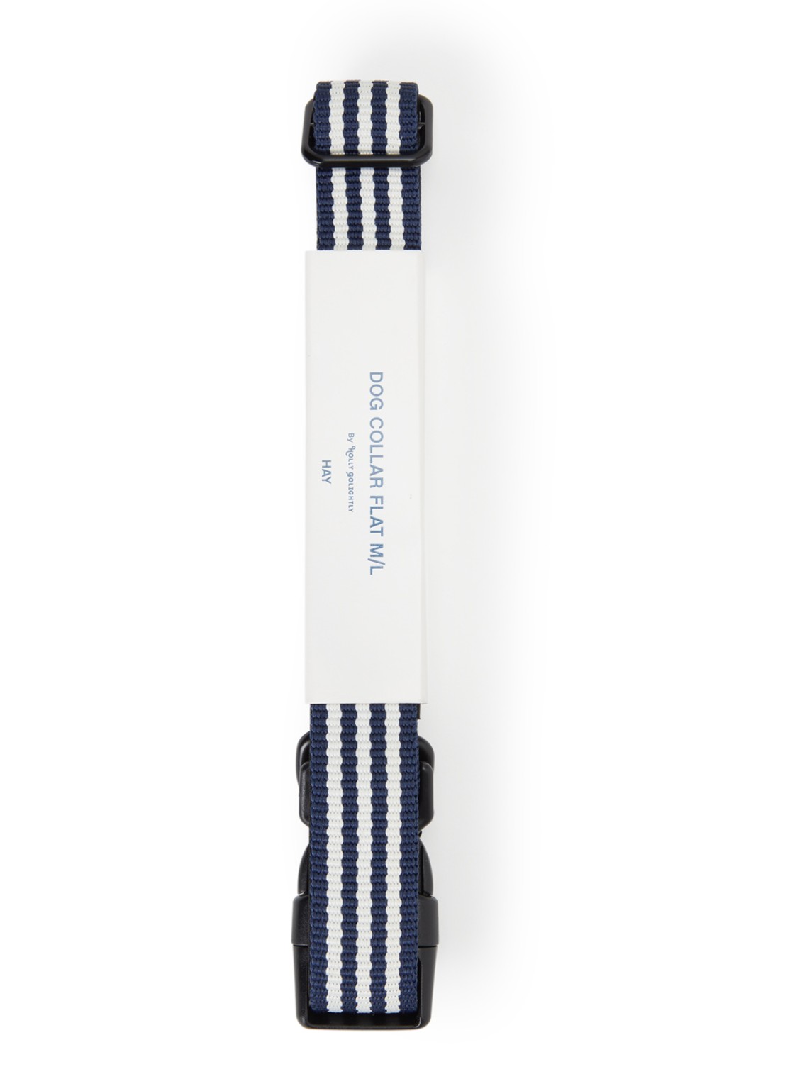 Hay Flat hondenriem M/L - voorkant blauw