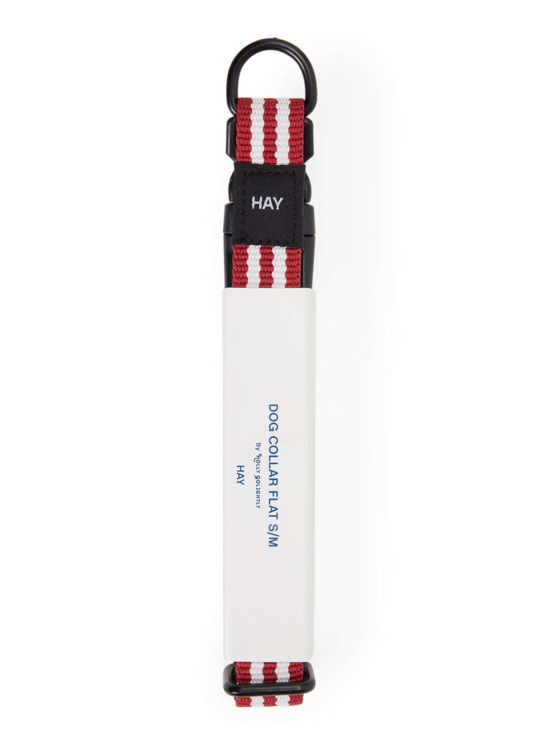 Hay Flat hondenriem S/M - voorkant rood