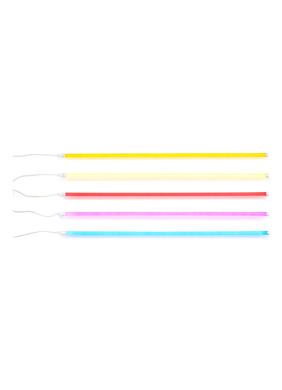 Hay Hay Neon Tube LED lamp 150 cm - voorkant 2 steenrood