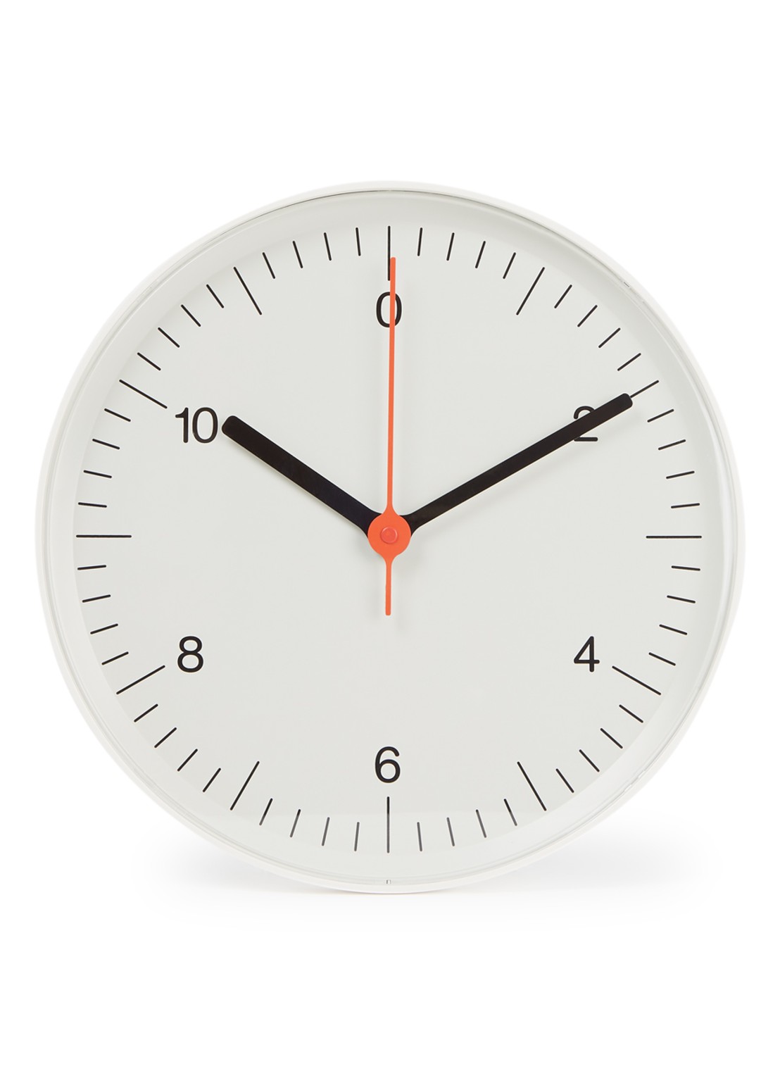 Hay Jasper Morrison wandklok 26,5 cm - voorkant wit