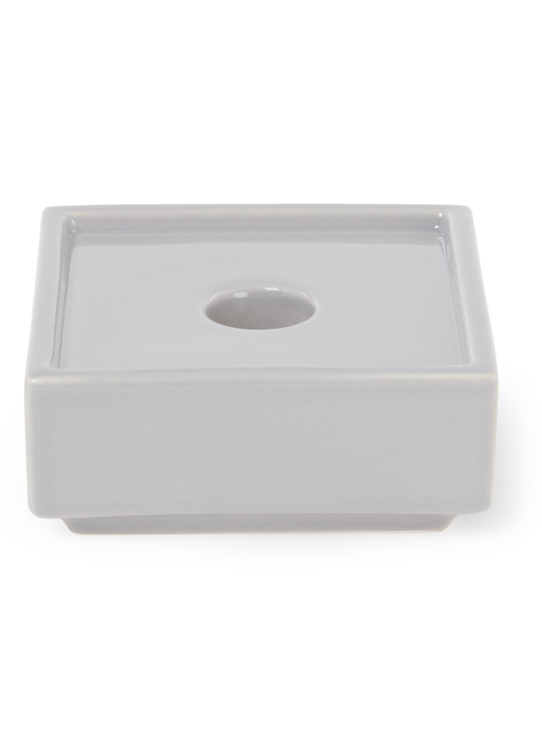 Hay Mattone kandelaar 4 cm - voorkant lichtgrijs