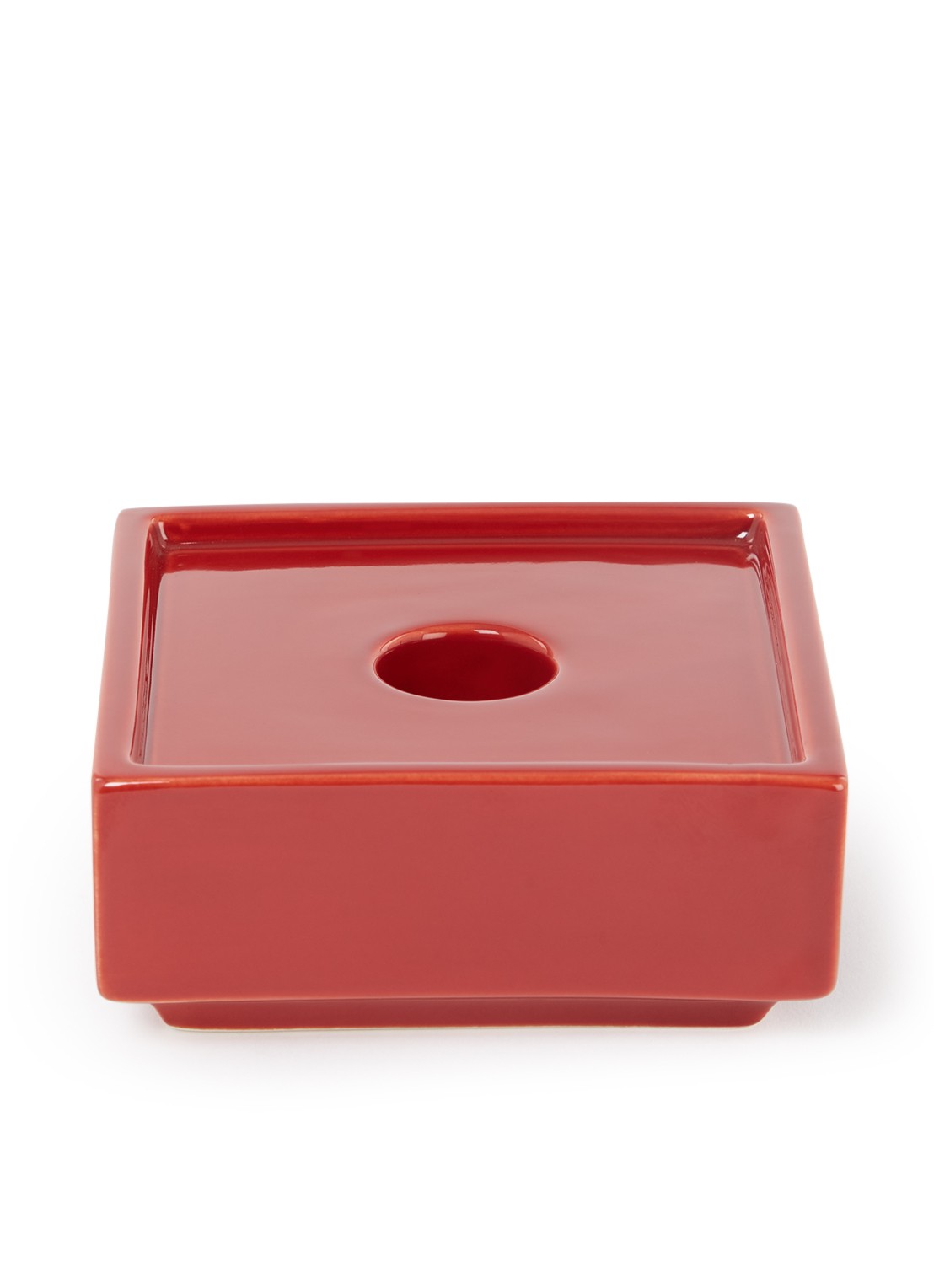 Hay Mattone kandelaar 4 cm - voorkant rood
