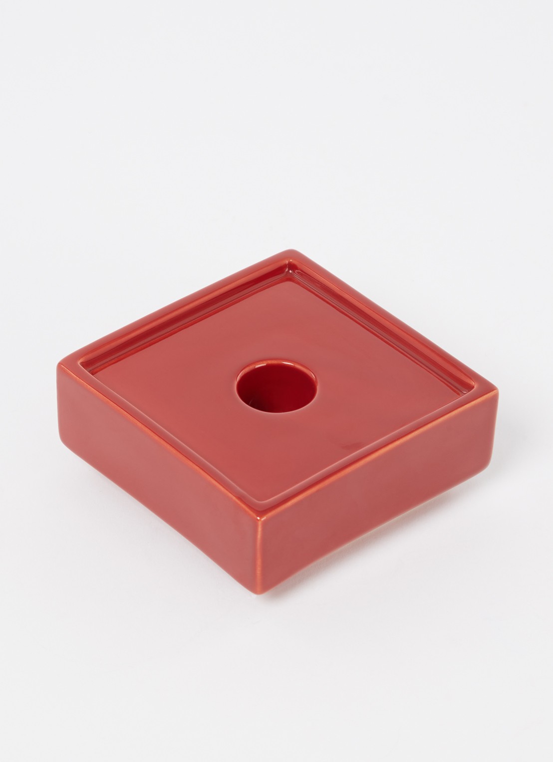 Hay Mattone kandelaar 4 cm - voorkant 2 rood