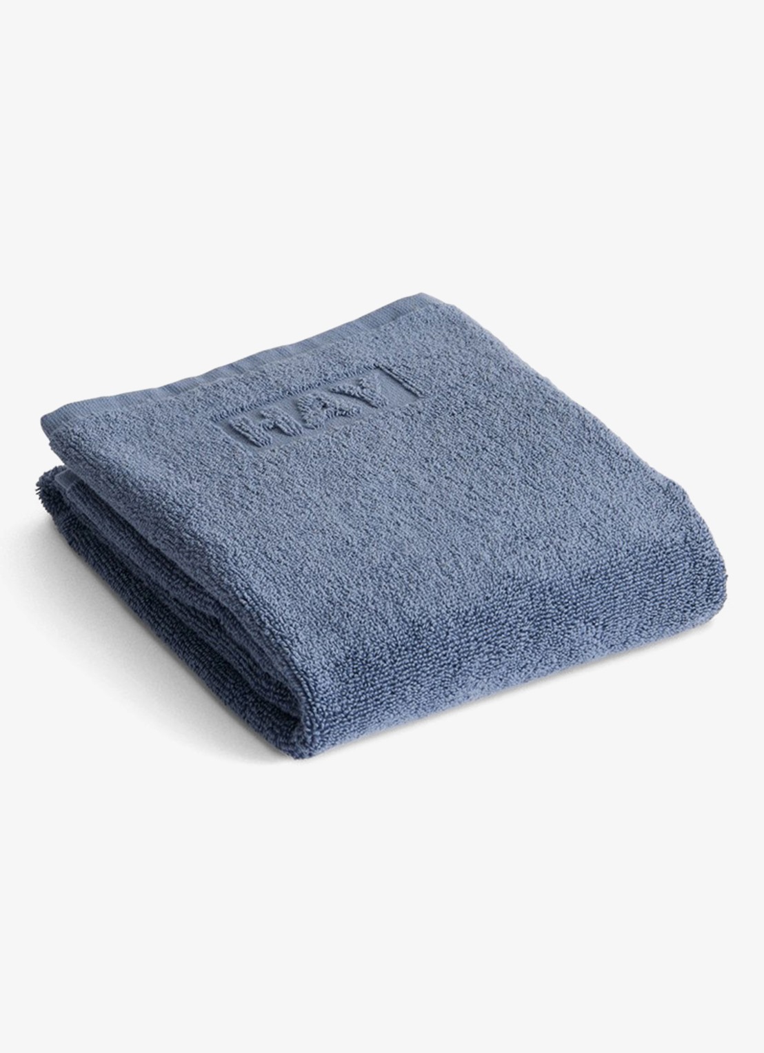 Hay Mono badhanddoek 50 x 90 cm - voorkant blauw