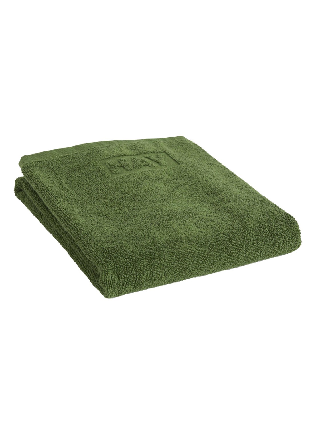 Hay Mono badhanddoek 50 x 90 cm - voorkant groen