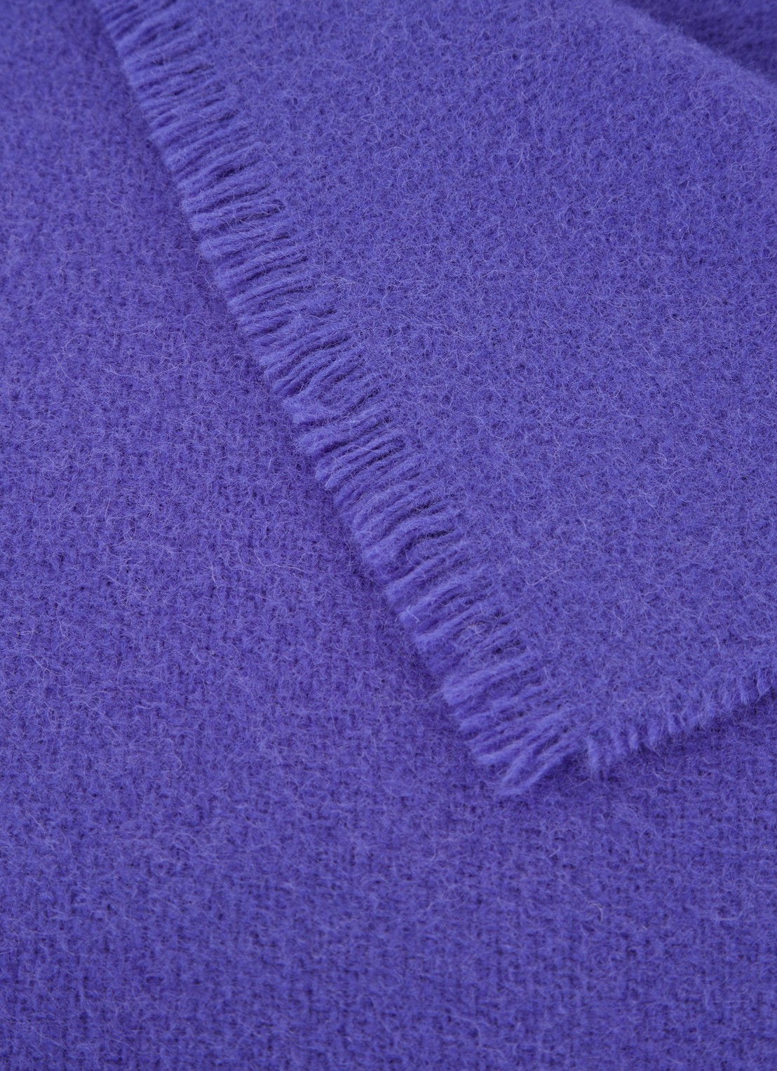 Hay Mono plaid van wol 130 x 180 cm - detail paars