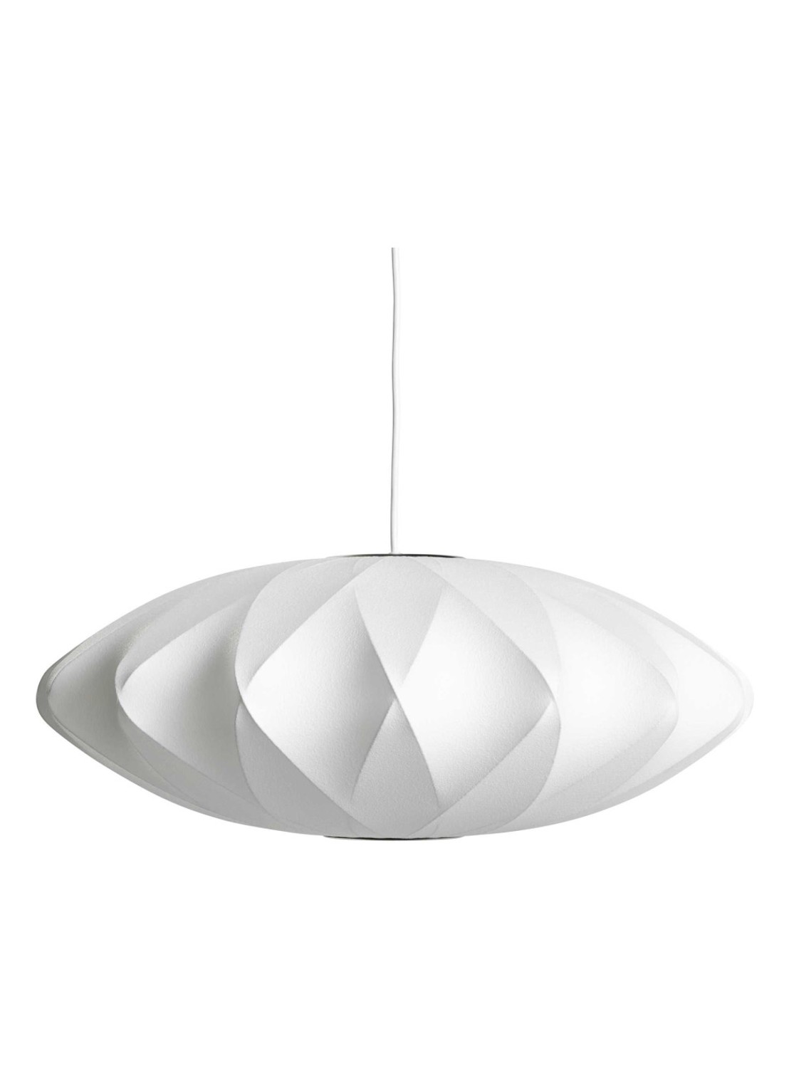 Hay Nelson Saucer CrissCross Bubble M hanglamp  Ø 63 cm - voorkant wit