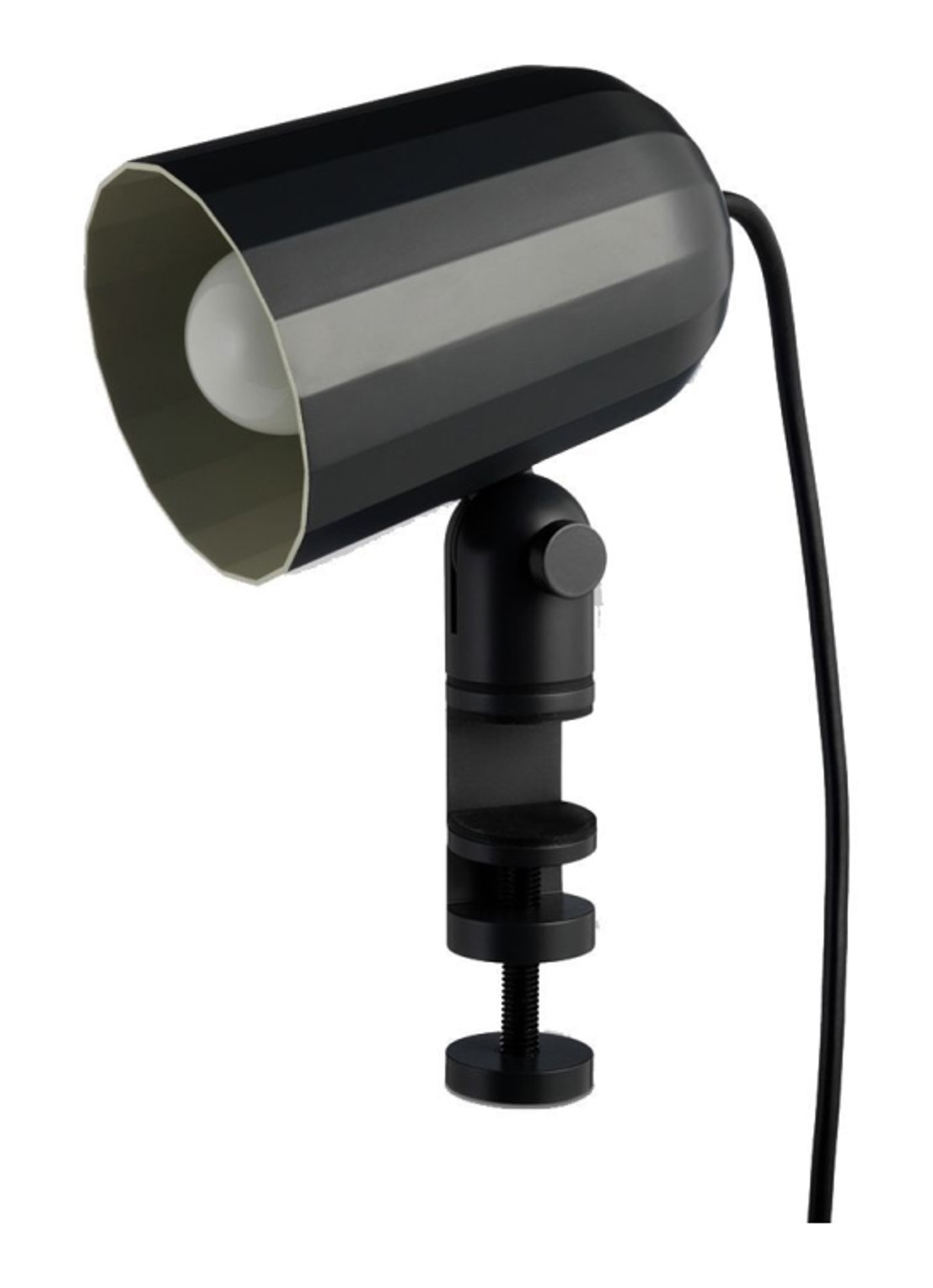 Hay Noc klemlamp LED  - voorkant donkergrijs