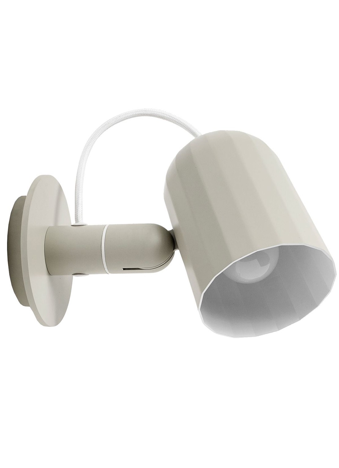 Hay Noc wandlamp LED - voorkant wit