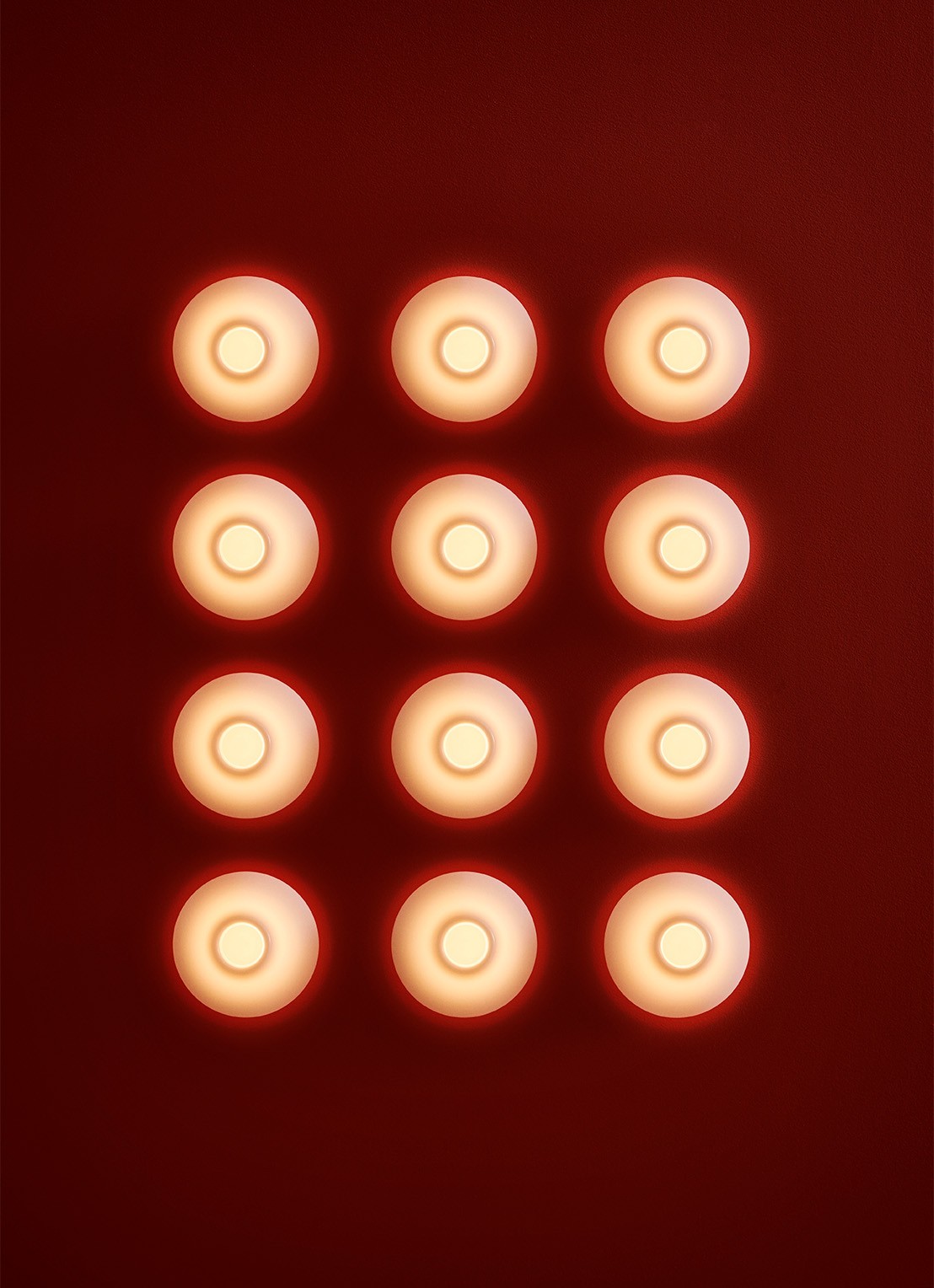 Hay Ono Flush Mount wandlamp 20 cm - detail 2 wit