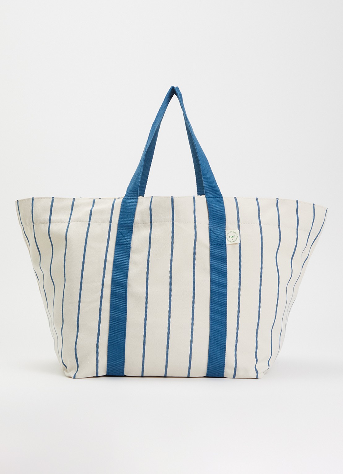 Hay Outdoor Market Picnic shopper van canvas met streepprint - voorkant 4 multicolor