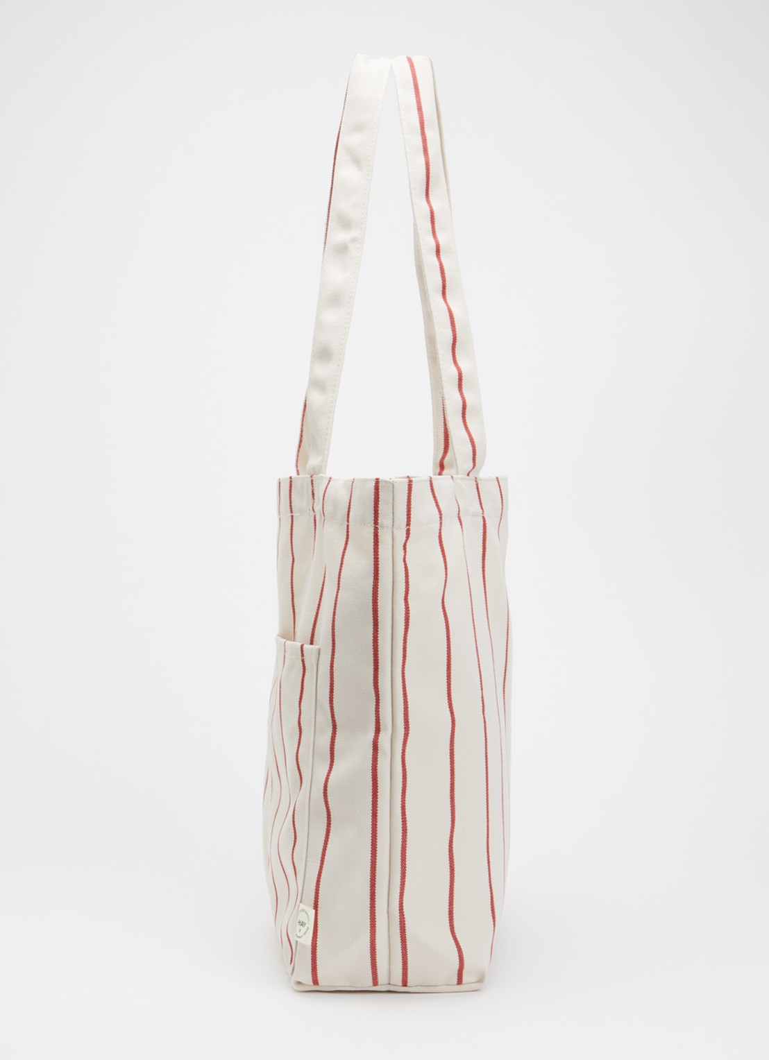 Hay Outdoor Market shopper met streepprint - detail 3 beige