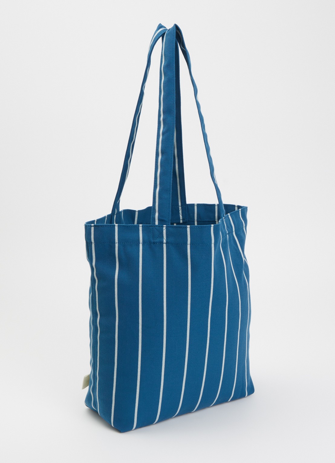 Hay Outdoor Market shopper met streepprint - achterkant blauw