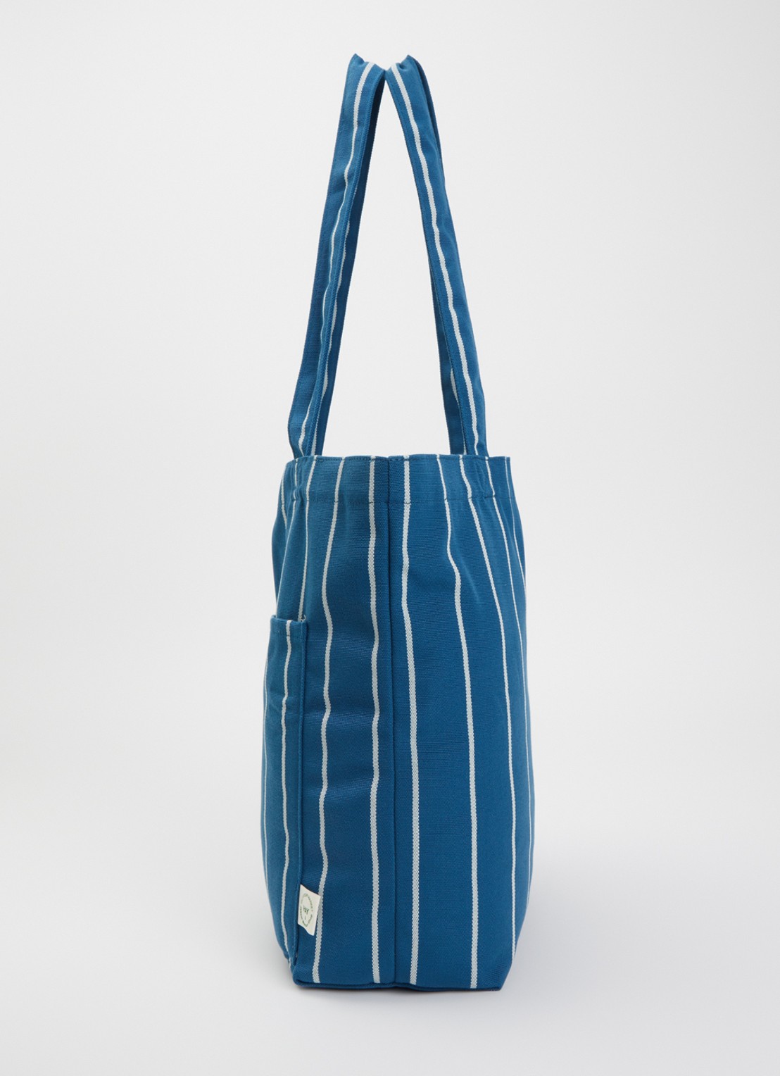 Hay Outdoor Market shopper met streepprint - detail 3 blauw