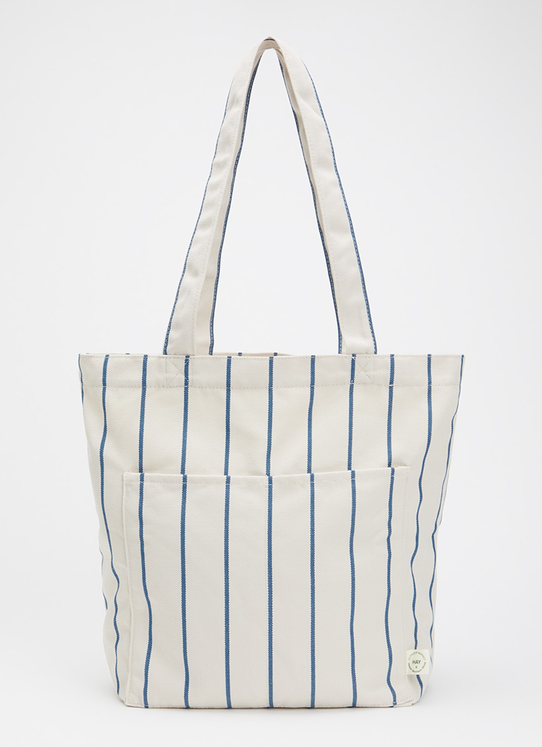 Hay Outdoor Market shopper met streepprint - voorkant 5 multicolor