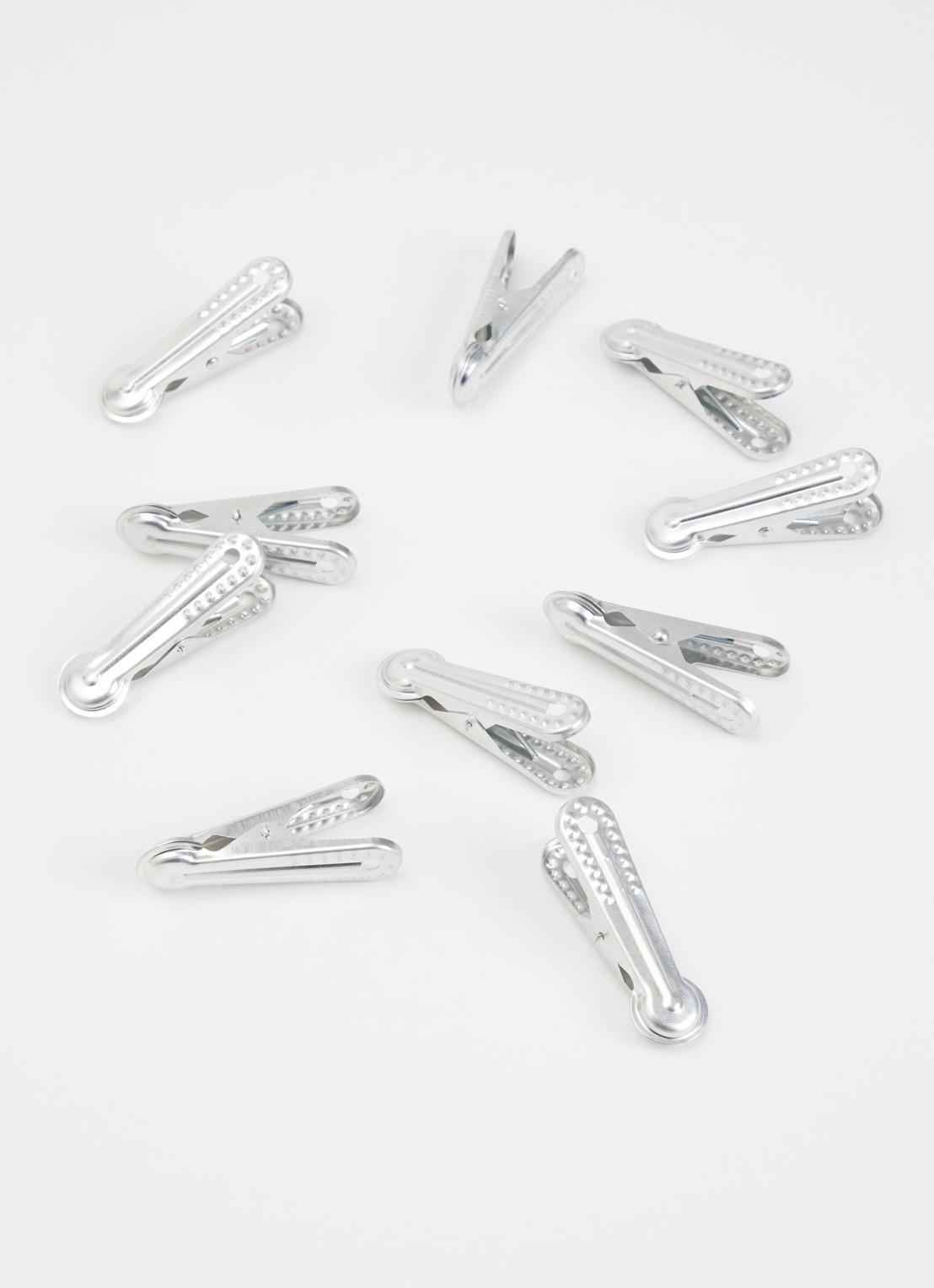 Hay Outdoor Market wasknijper set van 10  - voorkant 2 zilver
