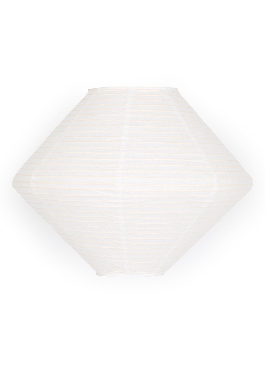 Hay Paper Shade Diamond lampenkap Ø50 cm - voorkant wit