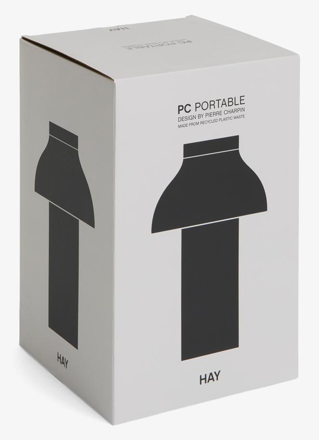 Hay Pc portable lamp no 2 - voorkant 3 zwart