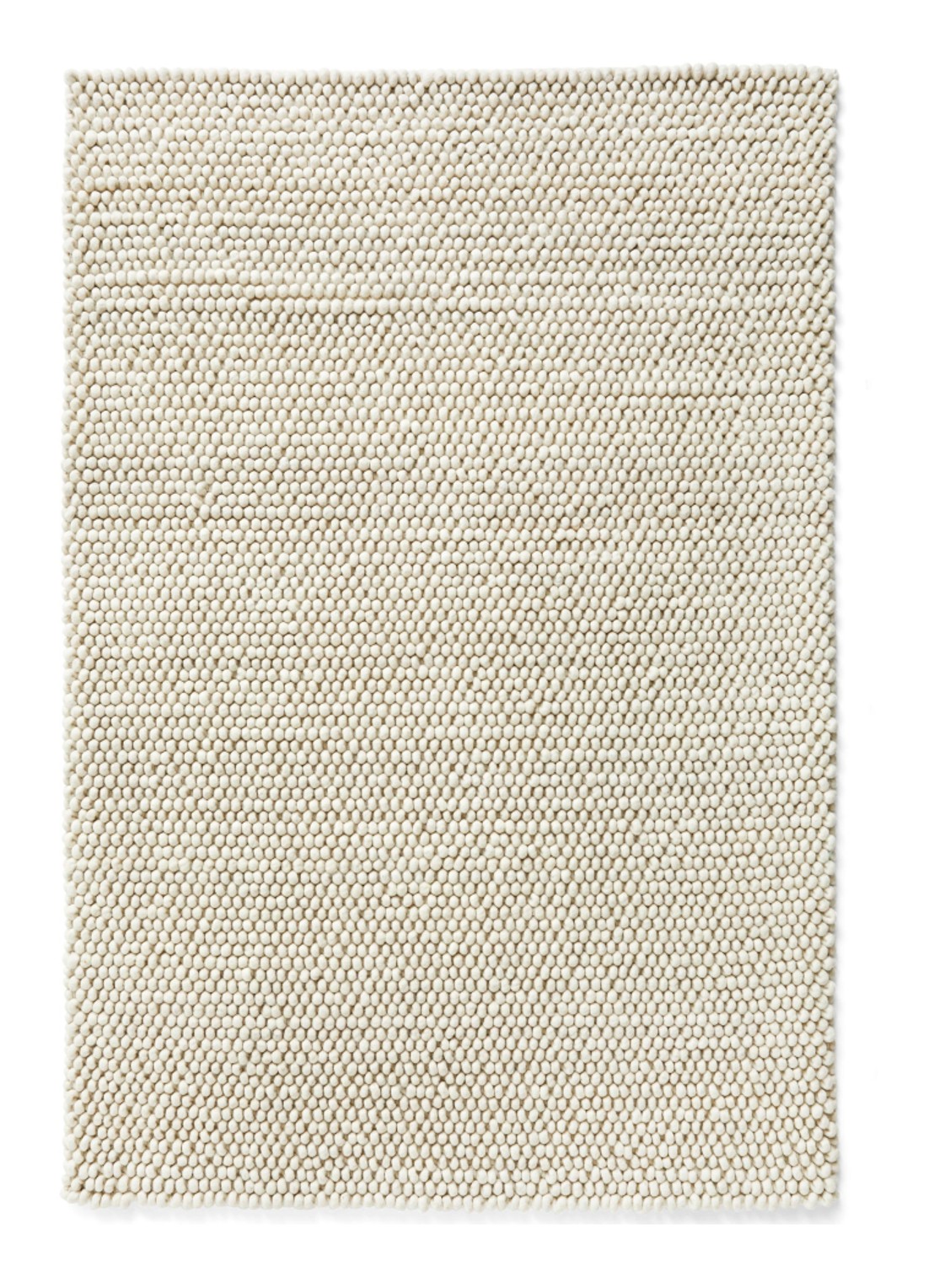 Hay Peas vloerkleed 170 x 240 cm - voorkant creme