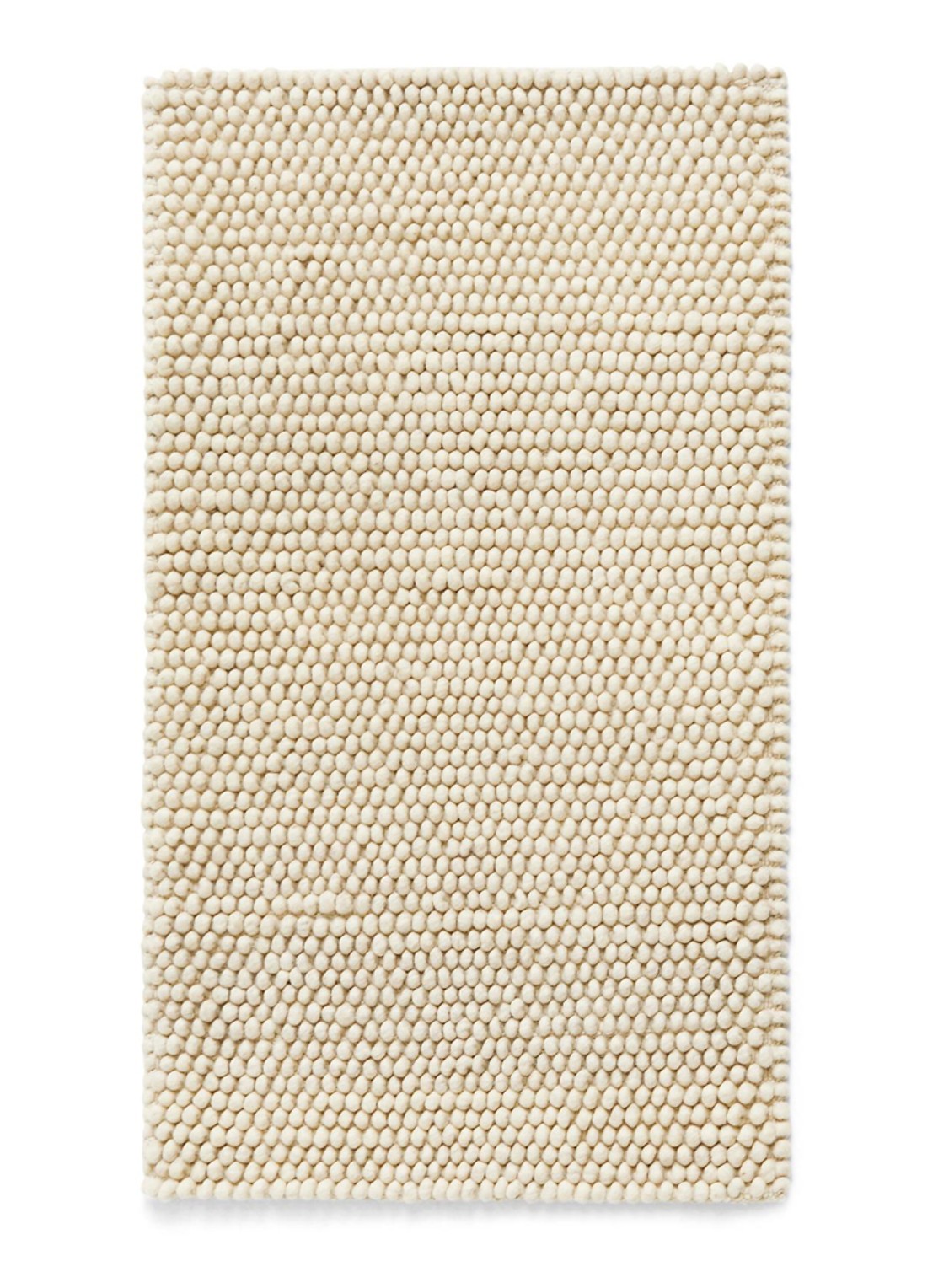 Hay Peas vloerkleed 80 x 140 cm - voorkant grijs