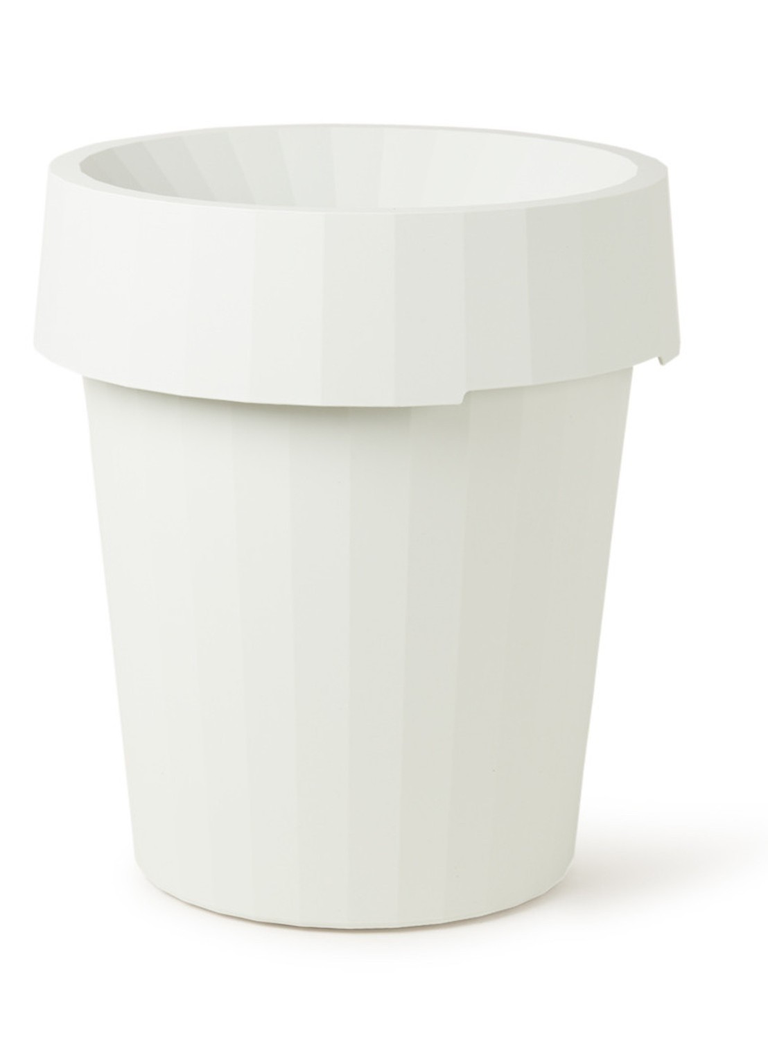 Hay Shade Bin prullenbak 14 liter - voorkant 2 gebroken wit