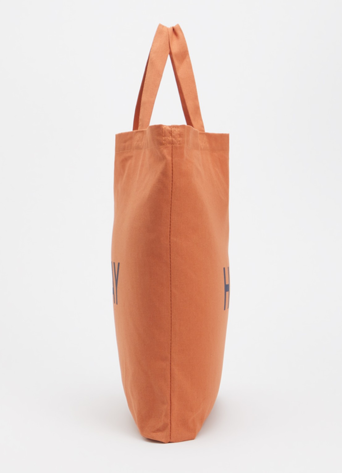 Hay Shopper met logo - detail 4 oranje