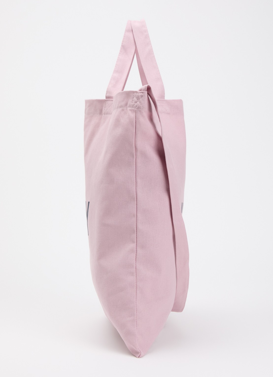 Hay Shopper met logo - detail 2 zalmroze