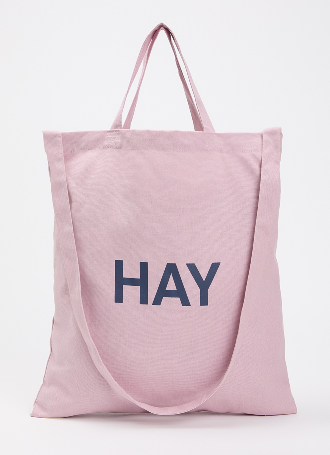 Hay Shopper met logo - voorkant 5 zalmroze