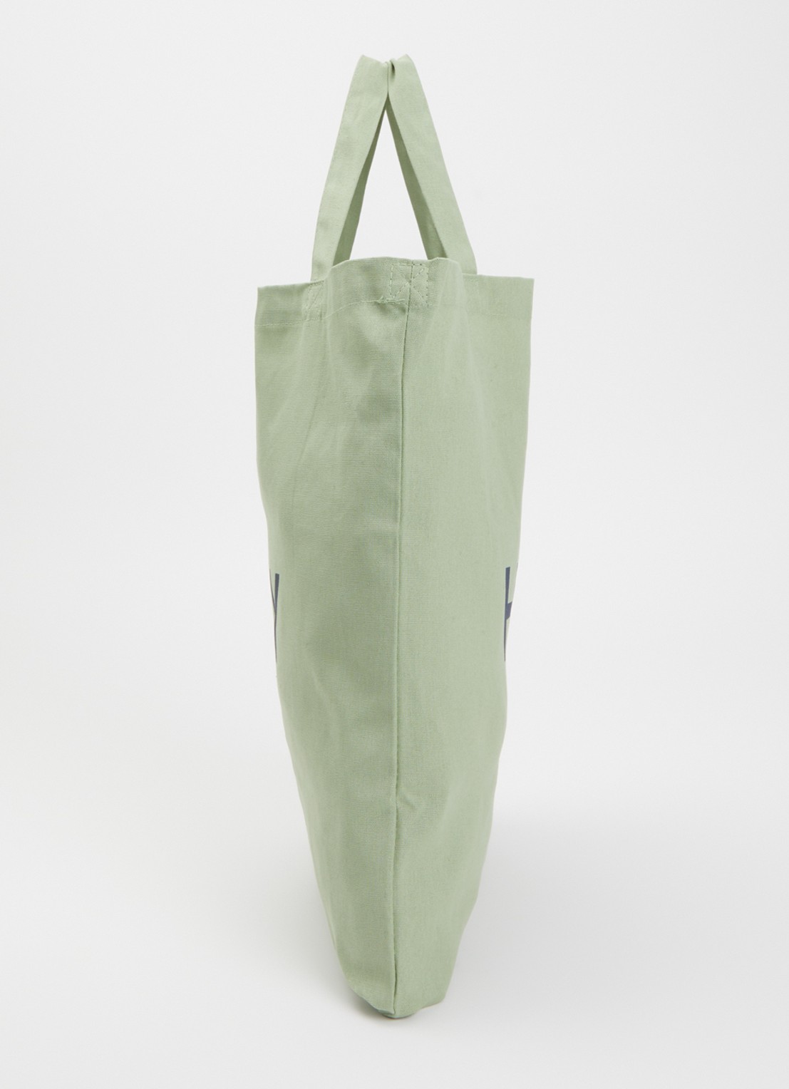 Hay Shopper met logo - detail 2 lindegroen