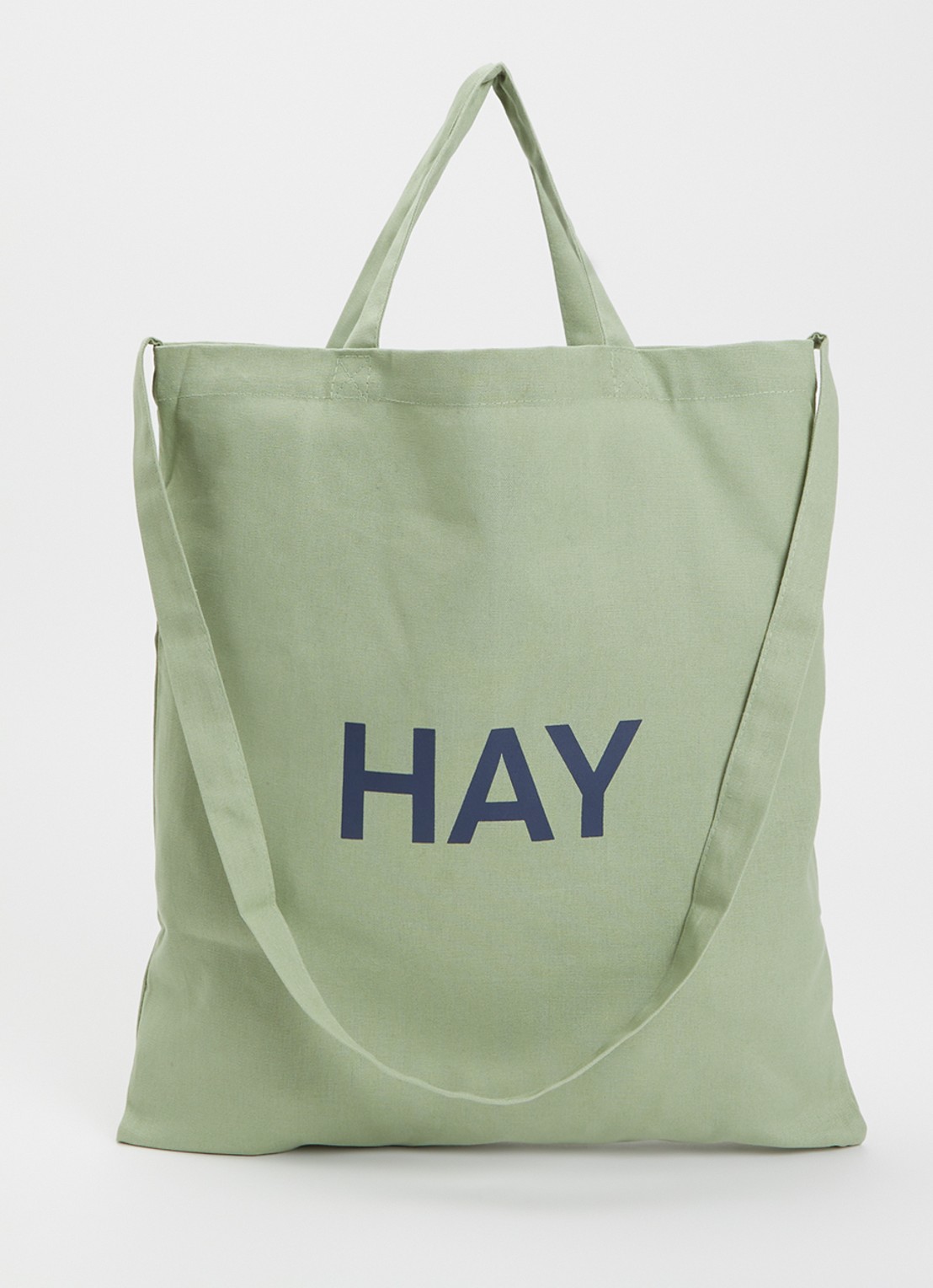 Hay Shopper met logo - voorkant 5 lindegroen