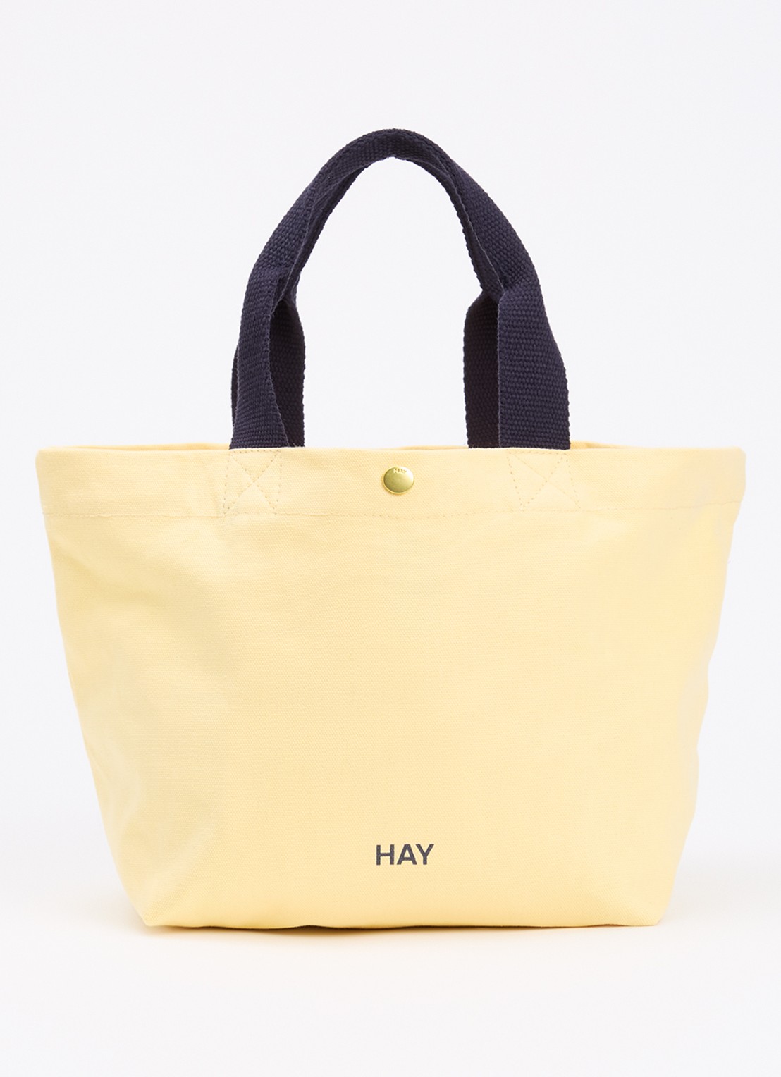 Hay Shopper met logo - voorkant 4 geel
