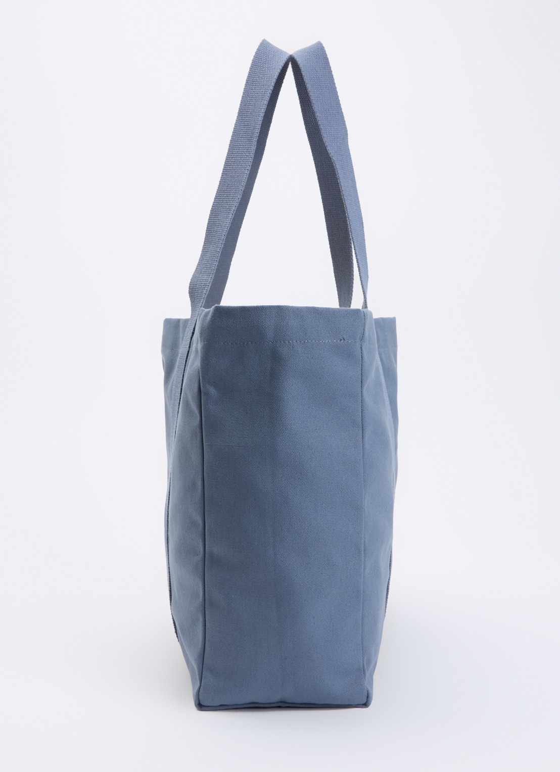 Hay Shopper met logo - detail 2 staalblauw
