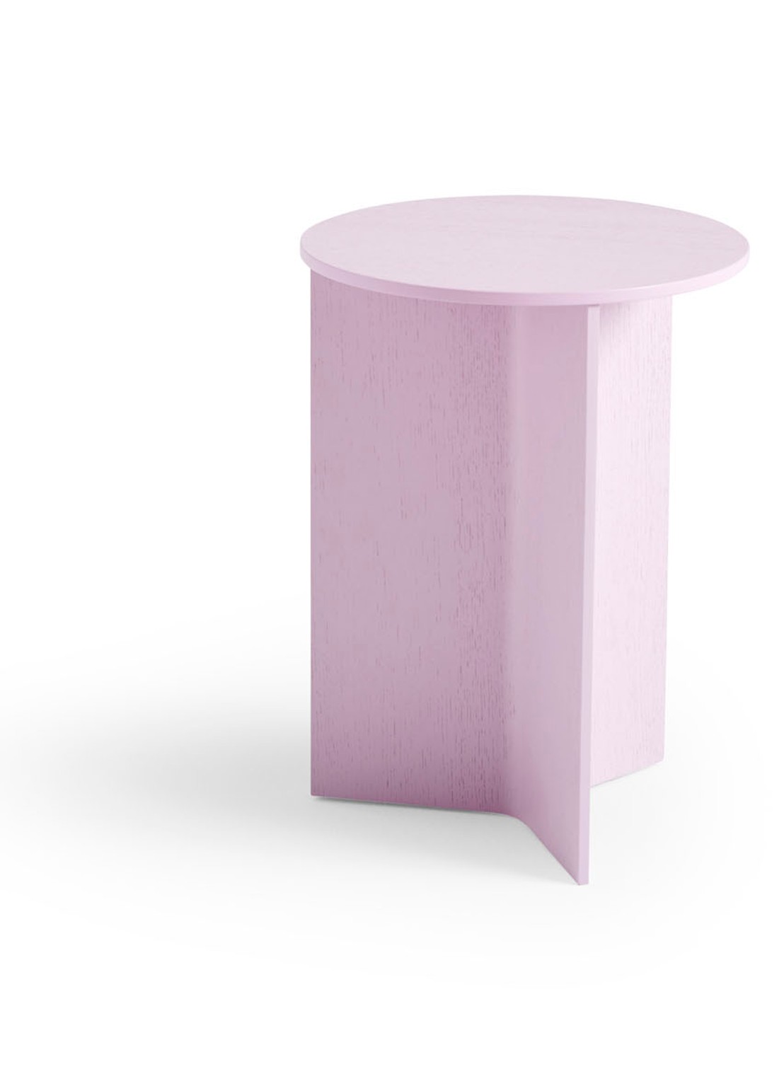 Hay Slit bijzettafel 35 x 35 cm - voorkant fuchsia