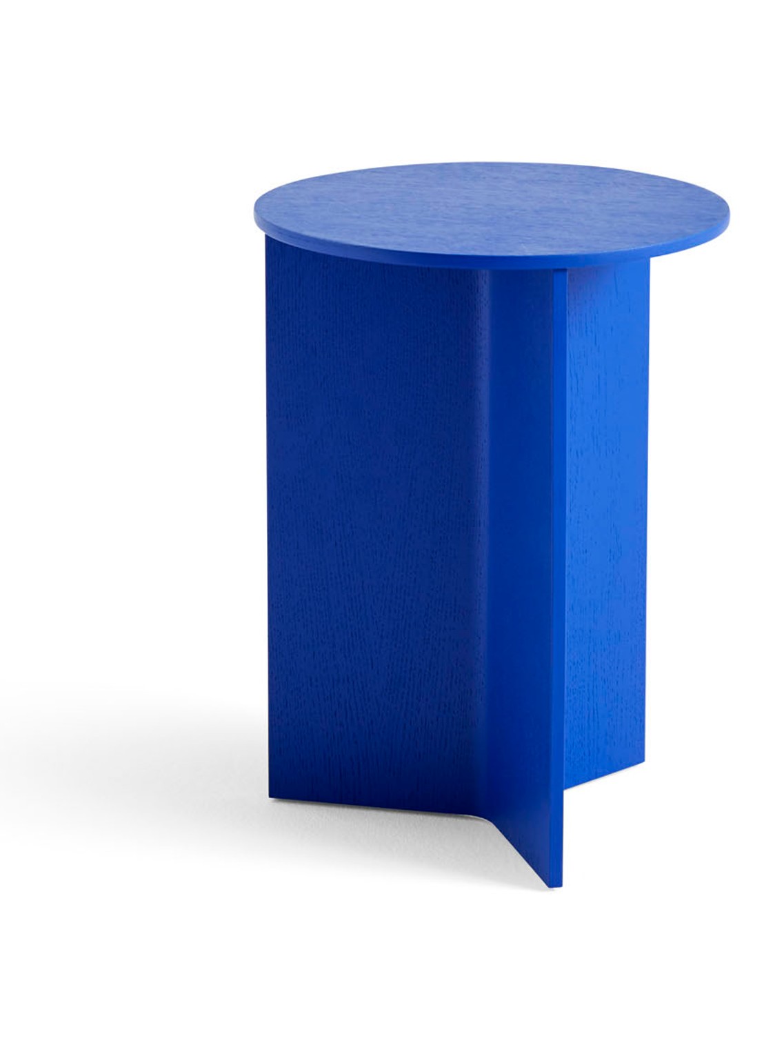 Hay Slit bijzettafel 35 x 35 cm - voorkant 3 kobaltblauw