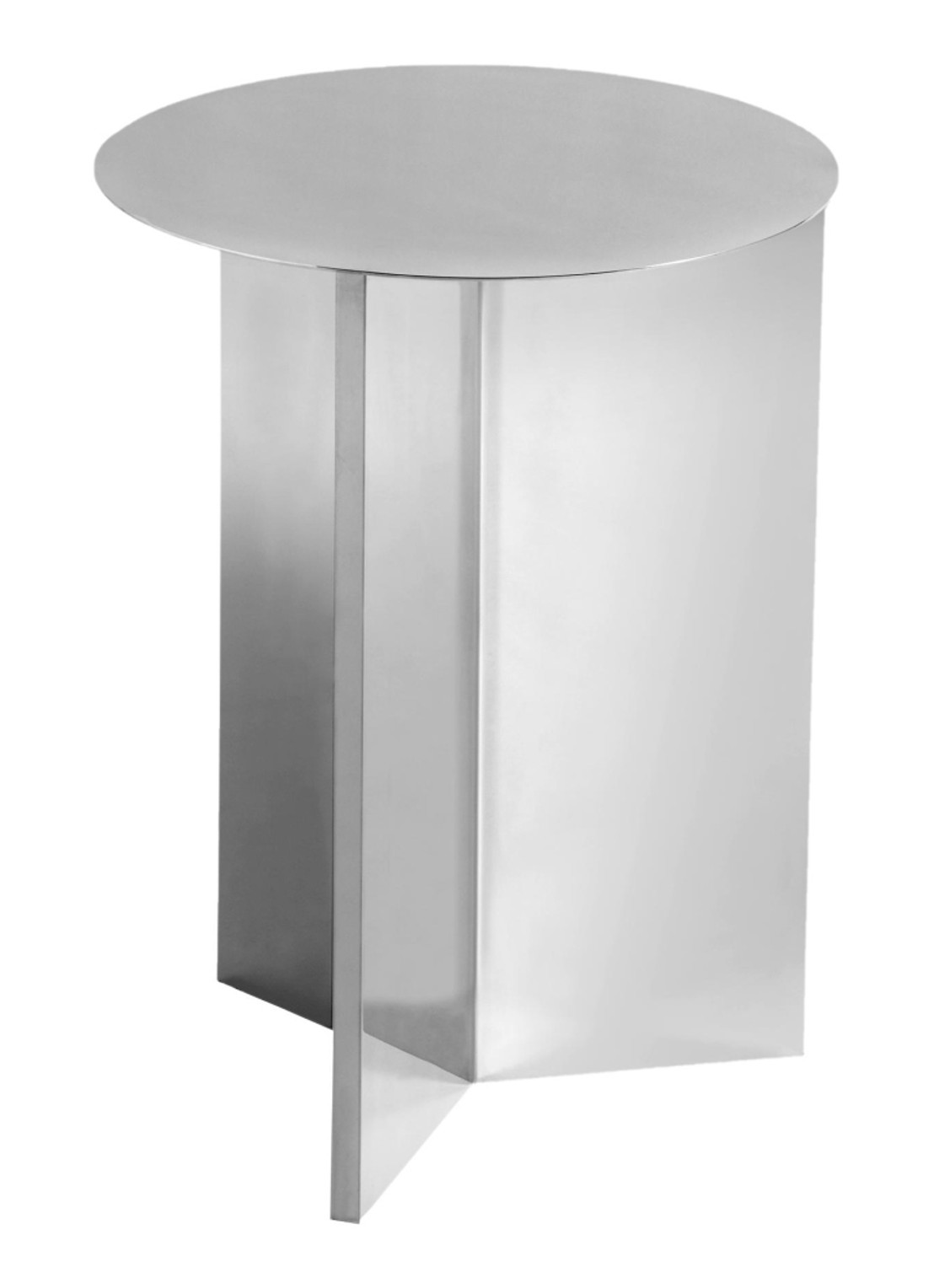 Hay Slit Table High bijzettafel 35 cm - voorkant grijs