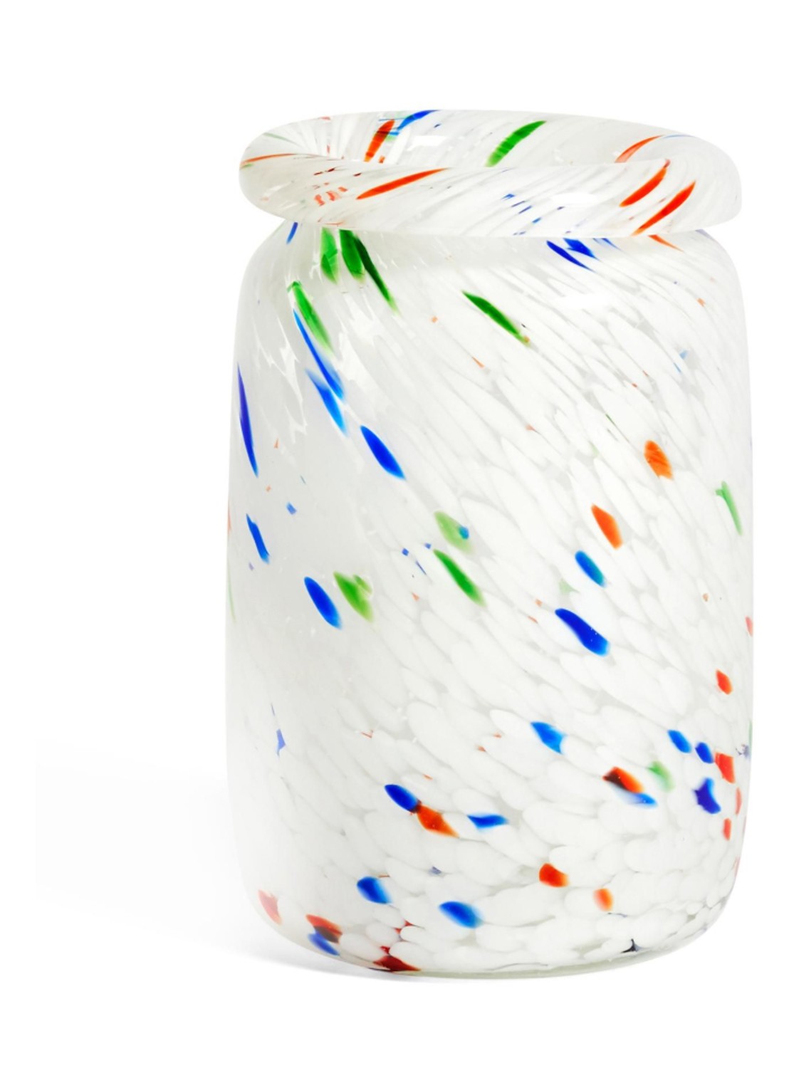 Hay Splash vaas medium  - voorkant wit