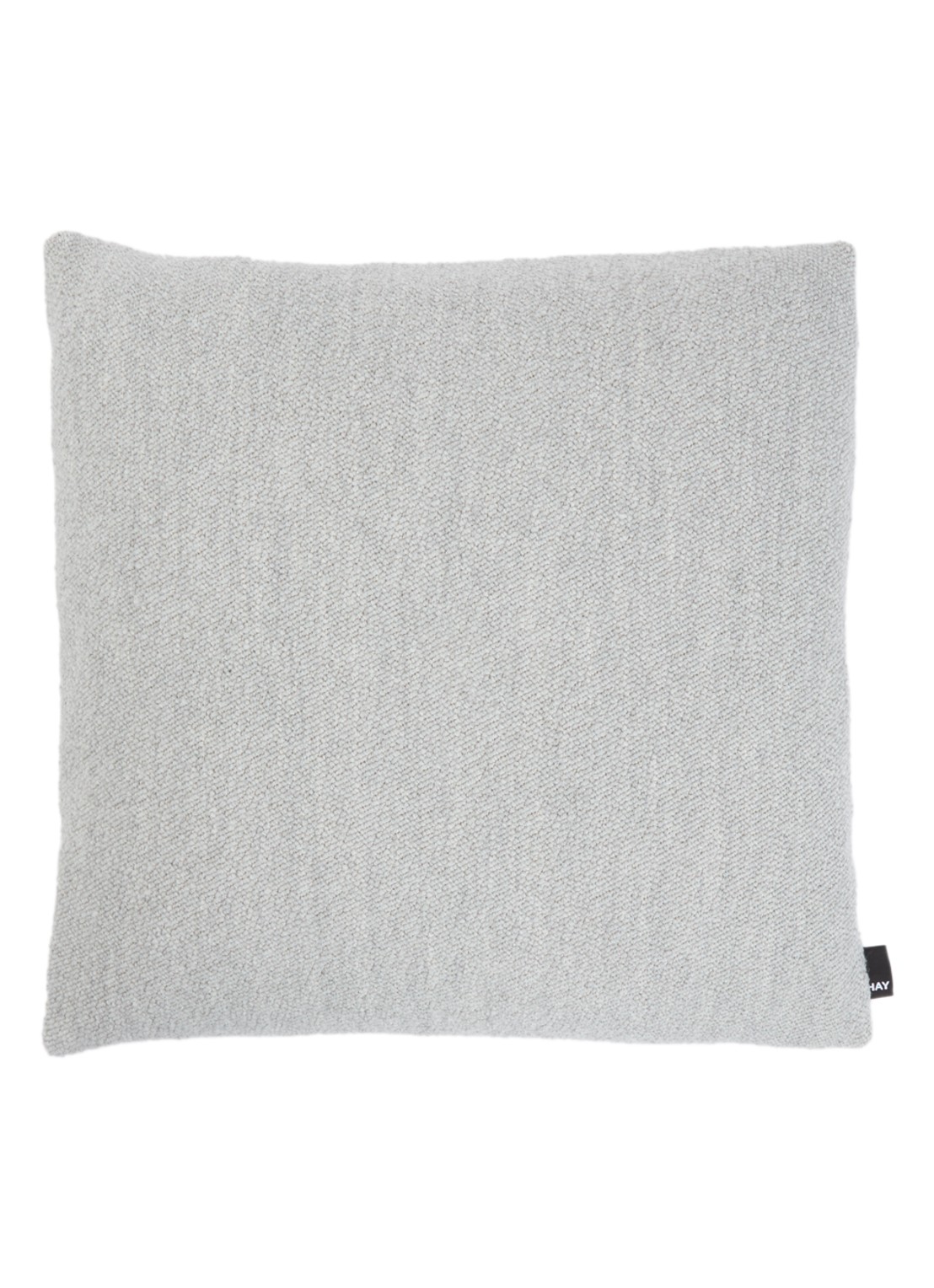 Hay Texture sierkussen 50 x 50 cm - voorkant grijsmele