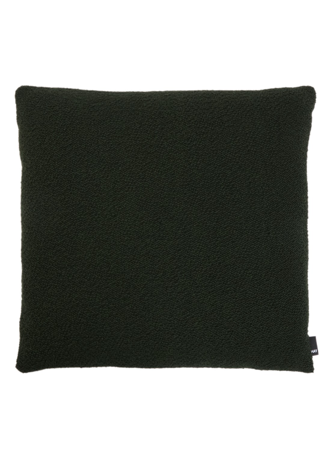 Hay Texture sierkussen 50 x 50 cm - voorkant 3 donkergroen