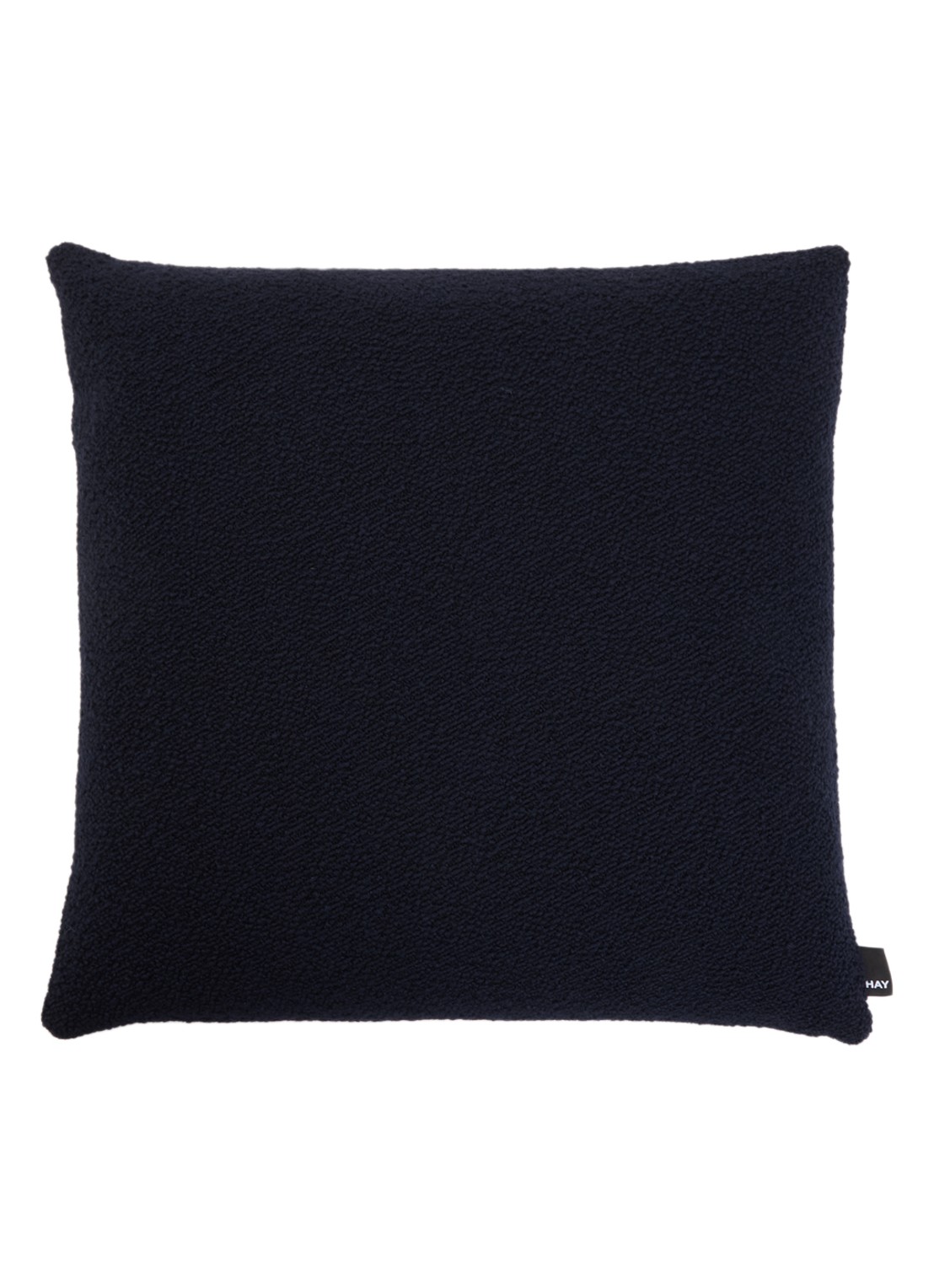 Hay Texture sierkussen 50 x 50 cm - voorkant donkerblauw